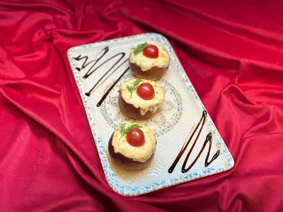 Жульен с грибами курицей