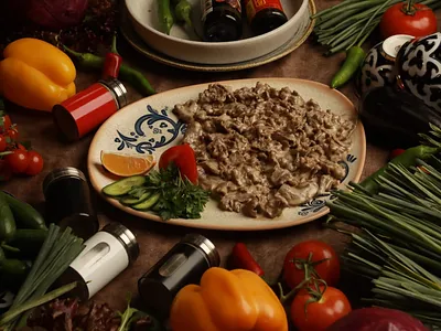 Сливочный Кабаб с Грибами 0,5 кг