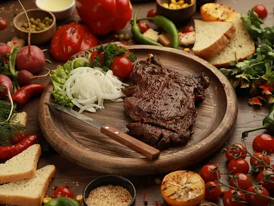 Mol go‘shti qovurg‘asi mangalda – 1 kg