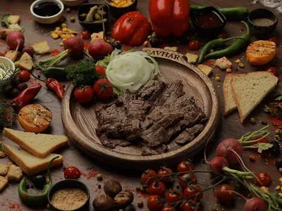 Кебаб на сетке 0,5