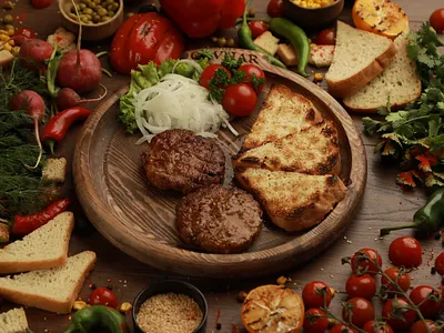 Mangal kotlet (1 dona)