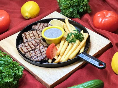 Телятина в грибном соусе